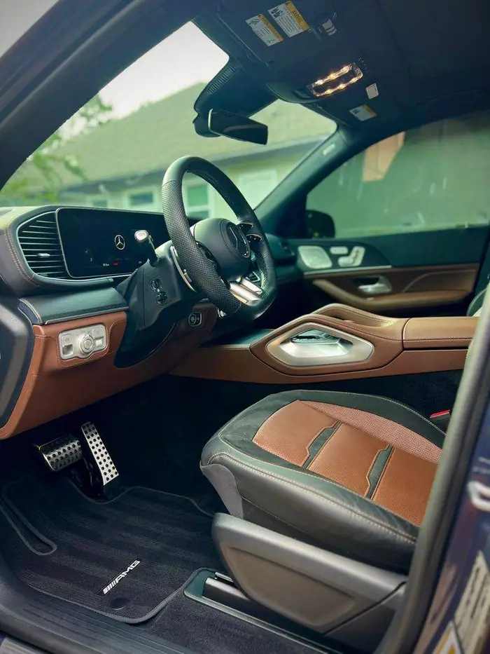 Mercedes interior detail